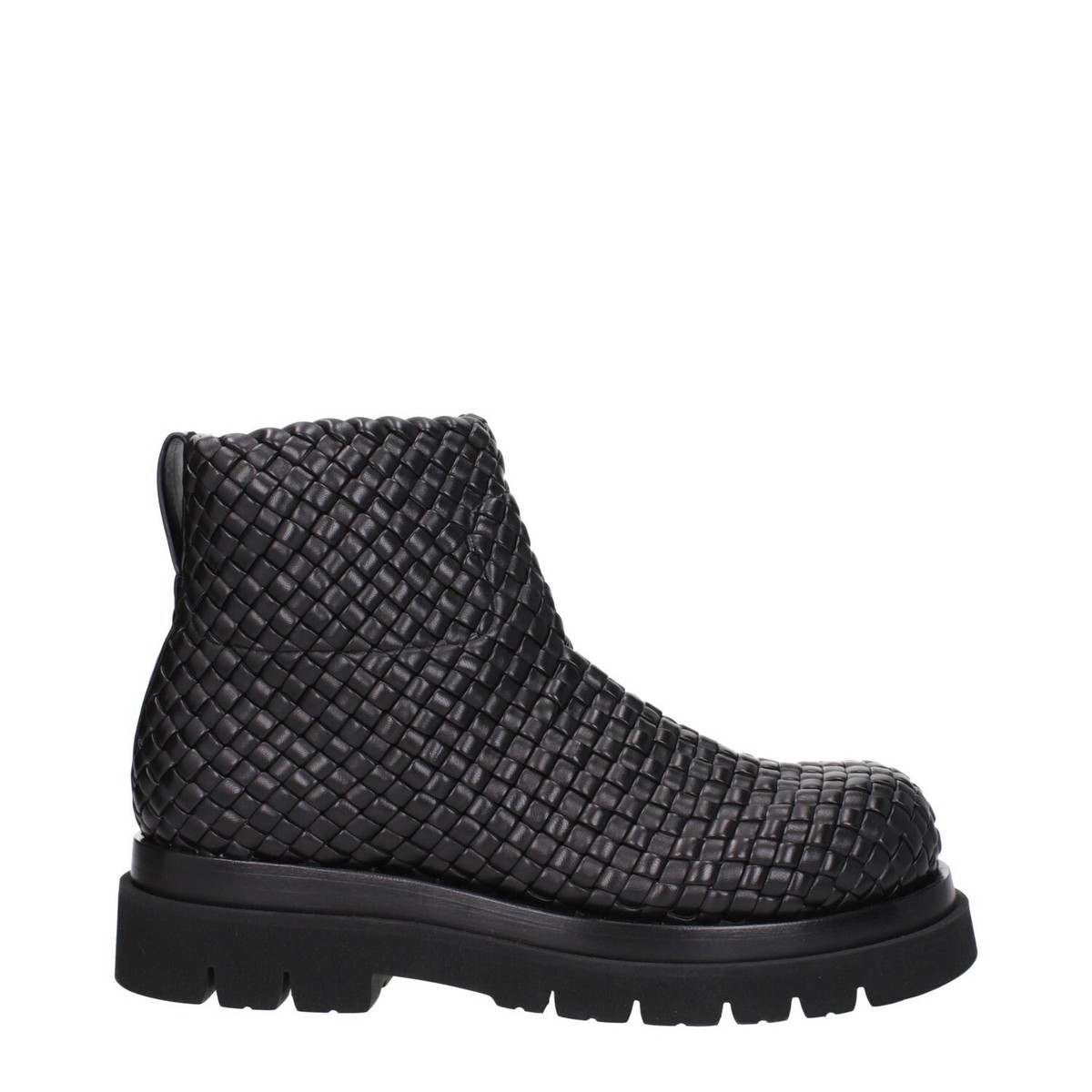 Womens BOTTEGA VENETA Lido Weave Lug Ankle Boots Size Uk 8  display picture 1