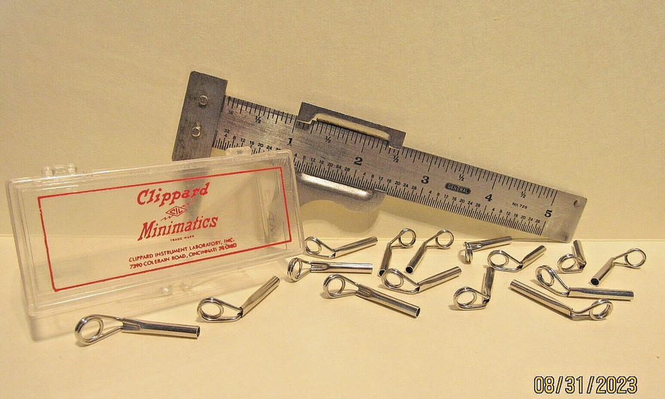 Fly & IceRod Tip Top Guides 2.4MM. Tube I.D.'s Vintage Nos