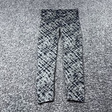 Spanx Look At Me Now Tie Dye Watercolor Grey Cropped Leggings Size M