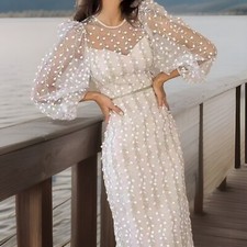 Luxus Hochzeitskleid,Party Kleid,neu,Größe 40,Hand Bestickt