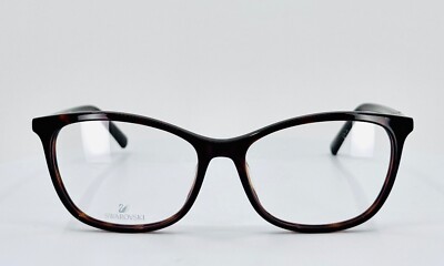 SWAROVSKI SW5238 052 Brown Tortoise Womens Cat Eye Eyeglasses 53-15-140 B:40 A