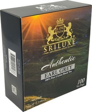 SRILUXE - Premium Quality Ceylon Earl Grey 100 Teabags Sri Lankan Luxury Tea 0.07 per strip