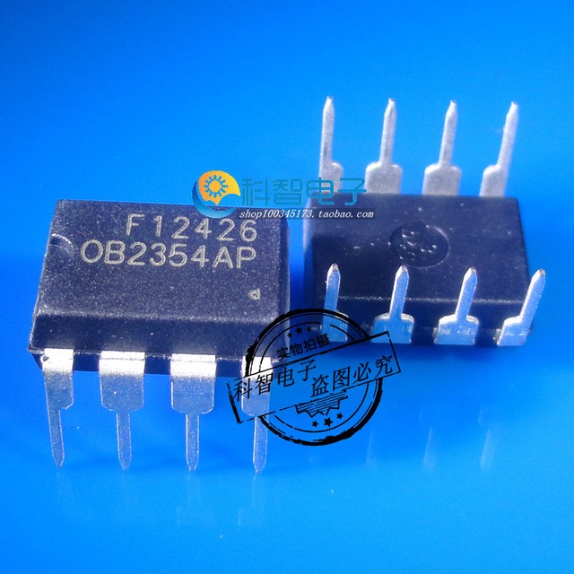 10 x OB2354AP DIP8 Current mode PWM controller with built-in high ...