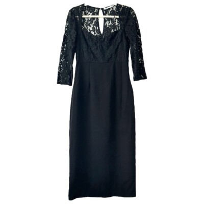 Zara NWT Women's Black Lace Top Sweetheart Neck 3/4 Sleeve Midi Dress Sz M | eBay Zara NWT Women's Black Lace Top Sweetheart Neck 3/4 Sleeve Midi Dress Sz M | eBay