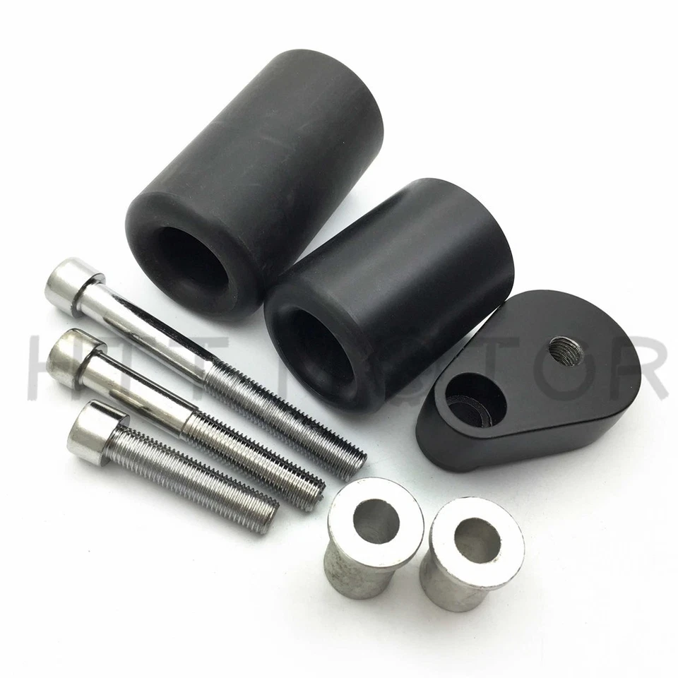 Черная рамка ползунки защита от аварий для Kawasaki Ninja ZX6R ZX 6R 2007-2008 - Изображение 2 из 4