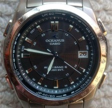 Casio Oceanus Ocw T100tb 1ajf Tough Solar Multi Band 6 Titanium Black For Sale Online Ebay