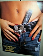 AEROSMITH Original Promo Poster for HONKIN ON BOBO 2004 Columbia Very COOL