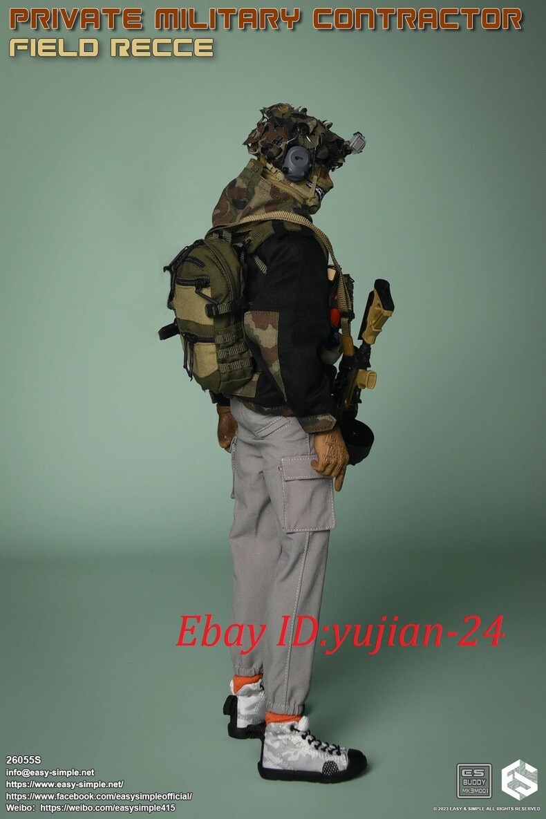 1/6 EASY&SIMPLE 26055S PMC Private Military Contractor
