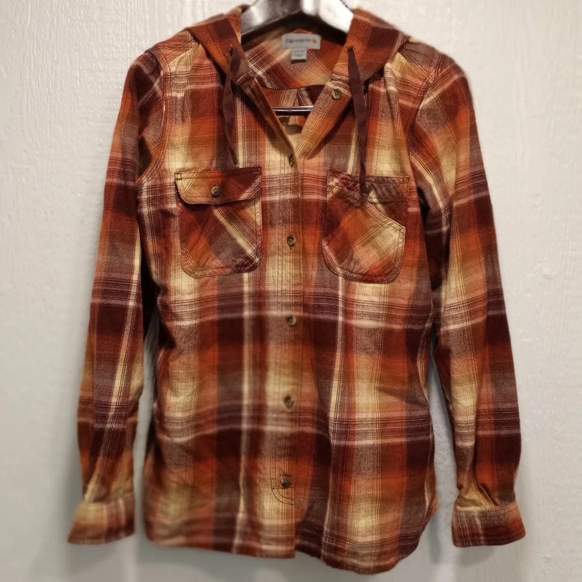 Carhartt women's on sale hooded flannel