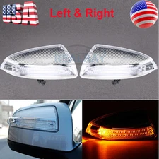 Door Mirror Side Mirror LED Turn Signal Light For Mercedes W204 C250 C300 C350