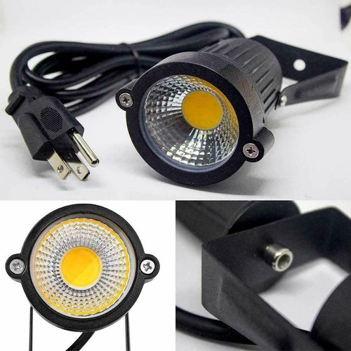 6Pcs Landscape Spotlights 5W US Plug LED Garden Lights Yard Lawn Walkway 3000K - Picture 4 of 19