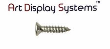 Art Display Systems 4-1/2" Zinc Flat Head - Pro Quality Screws - 100 Screws