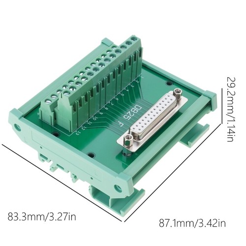 Gold Plate Pin D9/D15/D25/D37/D50/D62 Hole/Pin Female/Male PLC Interfaces Board - Picture 7 of 24