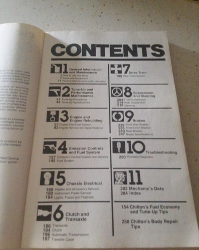 Chilton Repair Tune-Up Manuel Guide Subaru 1970-1984 US & Canadian Models Car - Picture 2 of 7