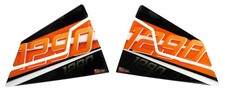 Seitentankpad Gel Aufkleber Orange kompatibel f&uuml;r KTM 1290 Super Duke R