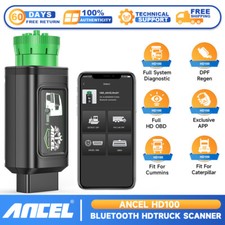 ANCEL HD100 Diesel Heavy Duty Truck BLUETOOTH Scanner Diagnostic DPF Regen