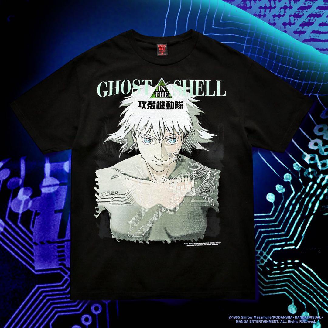 New GHOST IN THE SHELL × GEEKS RULE Collabolation T-shirt XL | eBay