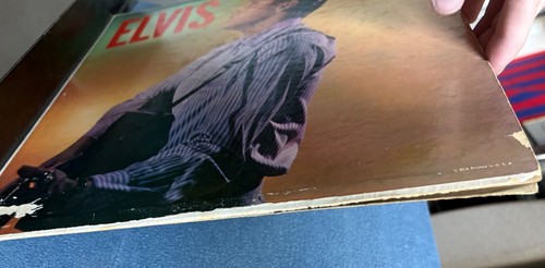 ELVIS PRESLEY 'ELVIS' S/T LP~RARE '56 MONO DG 1S/1S 1st PRESS PROMO COPY~AD-BACK - Bild 6 von 7