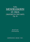 St. Paul, Op. 36 - Vocal Score by Serenissima Music (Paperback / softback, 2008)