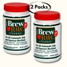 Brew Rite Coffee Maker Cleaner 8oz - PACK OF 2 - FREE SHIPPING