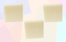 Handmade Natural Unscented  Bar Soap - Set of 3 | Moisturizing & Refreshing
