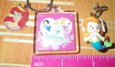 Lot of 3 Disney Princess Charms  Keychains