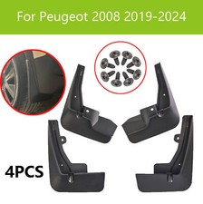 4X front rear Splash Guard mudguard mud flap guards For Peugeot 2008 2019-2024