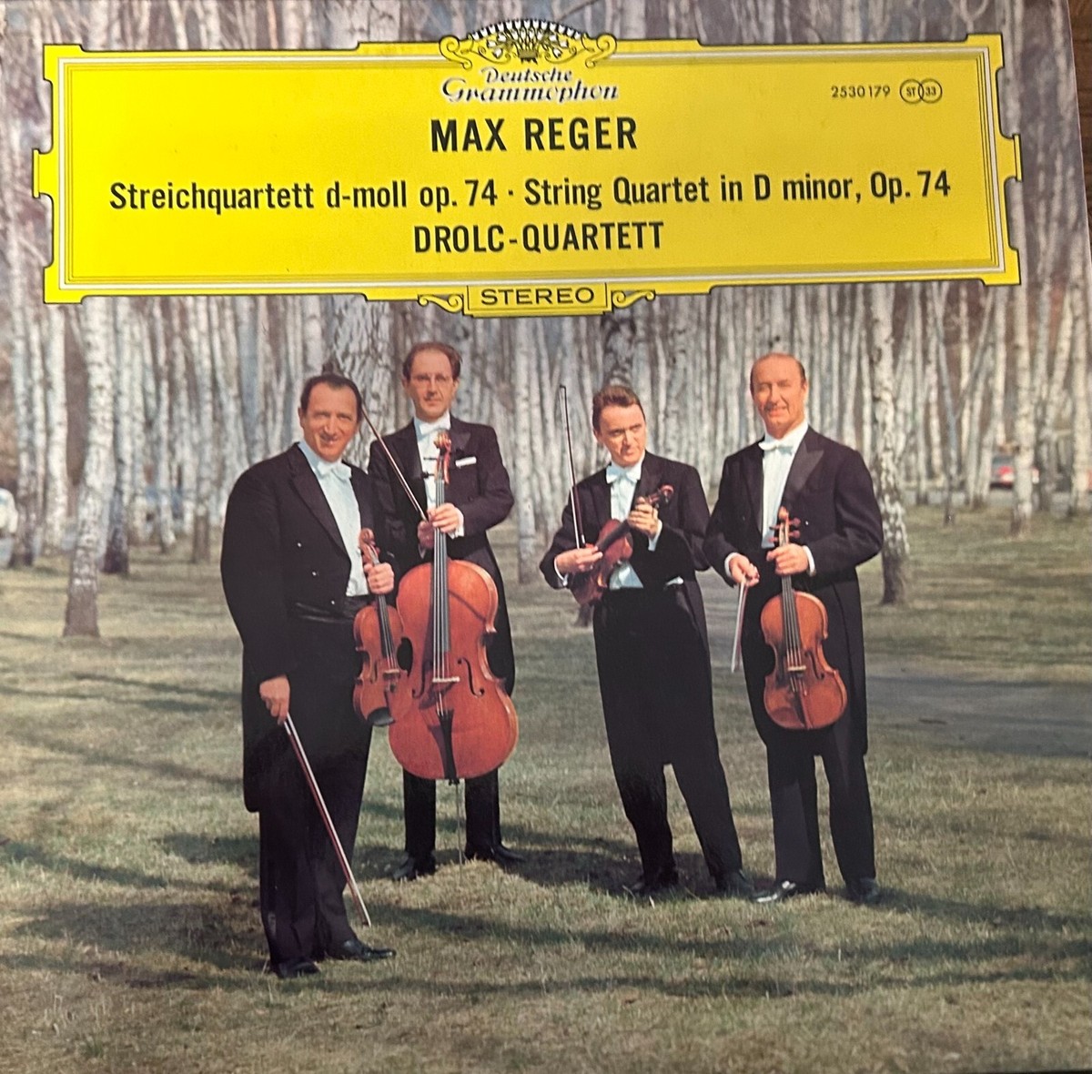 DROLC-QUARTETT / REGER string quartet op. 74 / DG | eBay