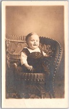 Leon Orvin Bonrud Age 12 Months 7 Days Infant Photography Postcard