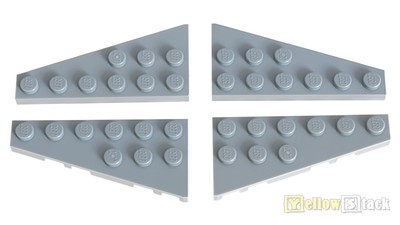 54384 6x3 Flügel-Platten-Paar neu-hellgrau NEU 2x LEGO® 54383