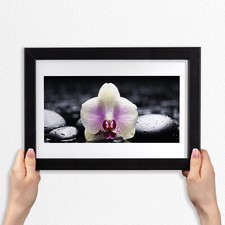 Cornici Legno MDF Foto Poster Cornice Moderna 30x20 Pietre di fiori Decorazione