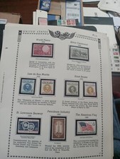 us mnh znaczki kolekcje partie miętowe