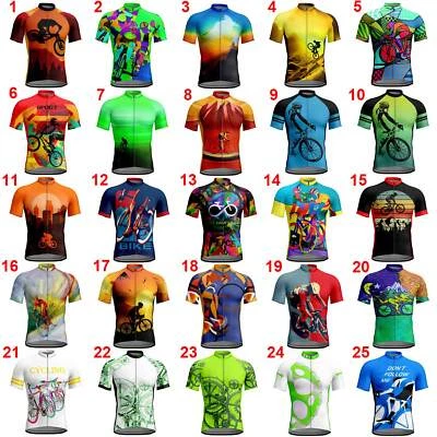 Fahrradtrikot Herren Kurzarm Radsport Trikot Radtrikot Rennrad Trikot Radshirt - Bild 1 von 2