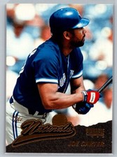 💎1996 Pinnacle Baseball #162 Joe Carter - Toronto Blue Jays💎