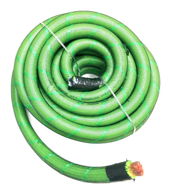 Xscorpion 0 Gauge 50ft GREEN SNAKE SKIN OFC Wire Strands Copper Cable 1/0 AWG US