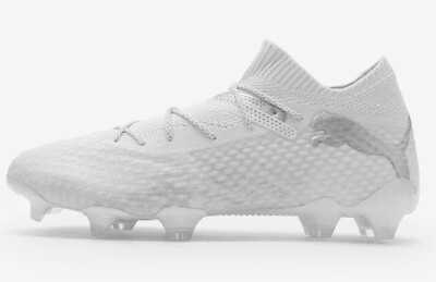 PUMA Men Future 7 Ultimate FG/AG Cleats White Soccer Football