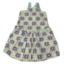 Tea Collection Girls size 7 Nagina Smocked Racerback Dress Hi Lo Hem