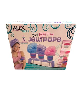NIB Spa Girl's Craft Set DIY Bath Jelli Pops Soap Making Kit Toy Fun Craft Set