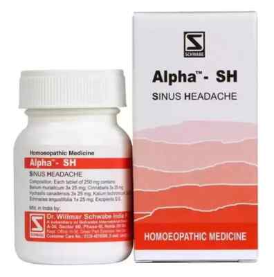 Dr. Willmar Schwabe Alpha SH (Sinus Headache)(20g)Tablets Blocked Nose,Sinusitis