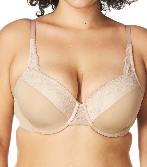 Olga 44c Cloud 9 Lace Underwire Contour Bra GF7961A Beige 71880 for