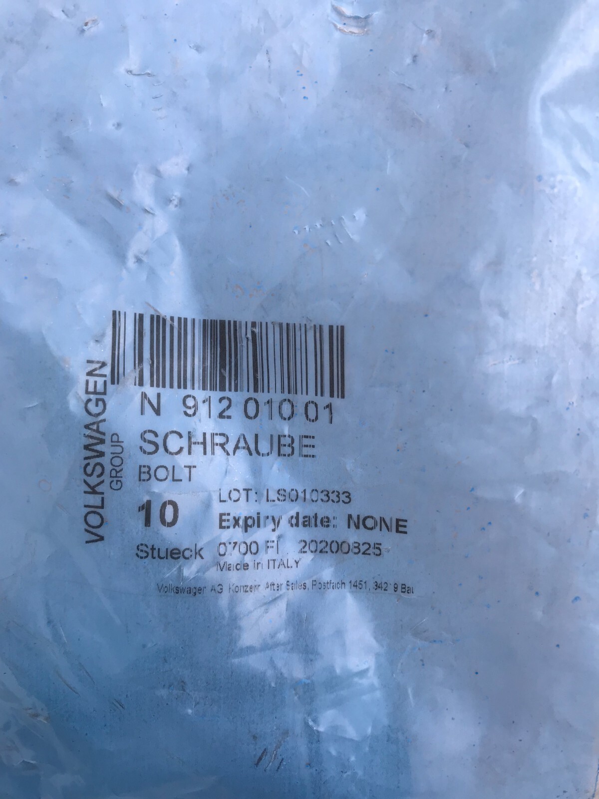 Genuine Volkswagen AUDI Seat SKODA Hexagon Bolt M14x1.5x50 1pcs 