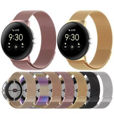 For Google Pixel Watch 1 Replacement Metal Milanese Magnetic Loop Steel Band