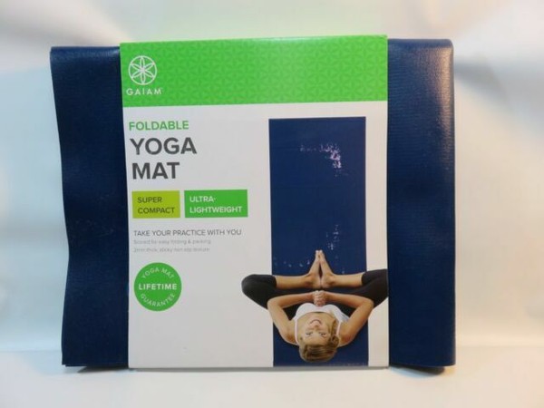 gaiam foldable yoga mat