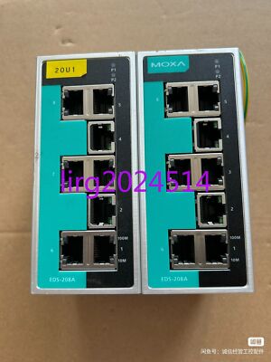 1pc used  MOXA EDS-208A 
