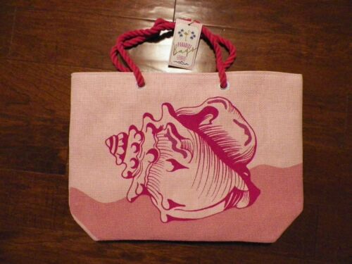New with Tags! Paradise Bags Beach Tote Sea Shell (Pink) - Picture 1 of 4