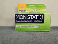 Monistat 3 Day Yeast Infection Treatment for Women, 3 Miconazole Pre-Filled