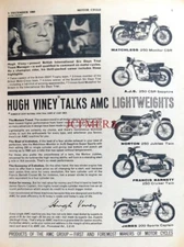 'A.M.C.' Range of Lightweights 1963 Motor Cycle Advert : 669/58