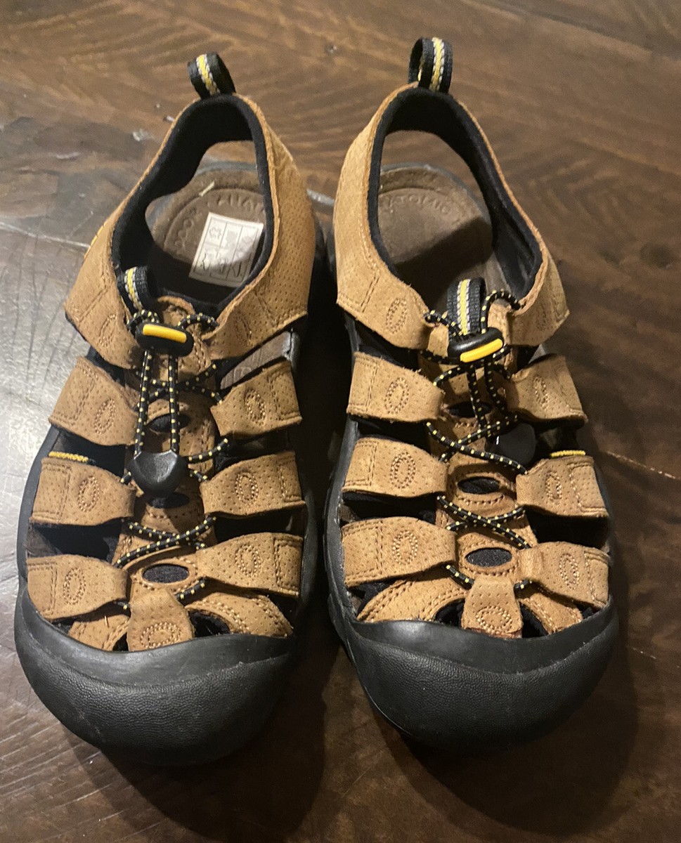 Keen Brown Leather Closed Toe Hiking Sport Sandals XT 0606  display picture 2