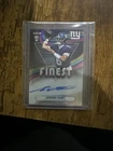 2025 Topps Finest Jaxson Dart RC ON-CARD AUTO Rookie Finest NY Giants #RFA-JD