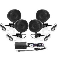 1 Boss Audio Systems MCBK470B Set FüR Motorrad Mit 4 Lautsprecher Und VerstäRker